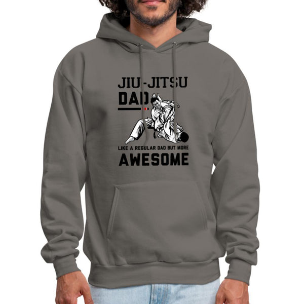 Jiu Jitsu Dad Men's Hoodie - asphalt gray