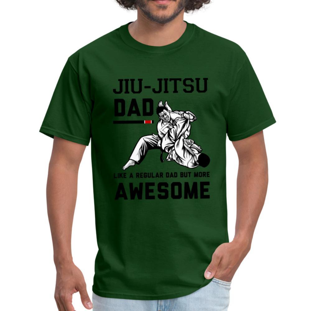 Jiu Jitsu Dad Men's T-shirt - forest green