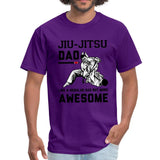 Jiu Jitsu Dad Men's T-shirt - purple