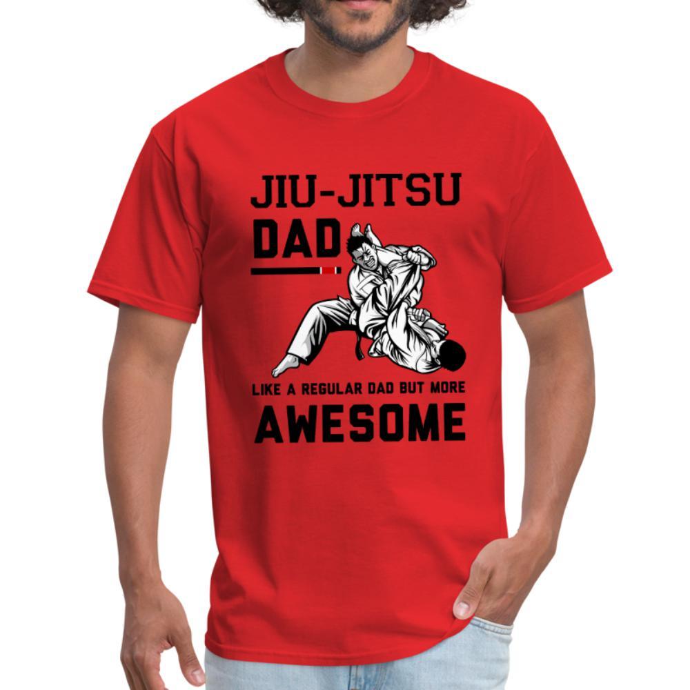 Jiu Jitsu Dad Men's T-shirt - red