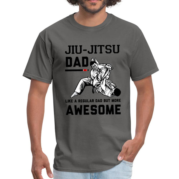 Jiu Jitsu Dad Men's T-shirt - charcoal