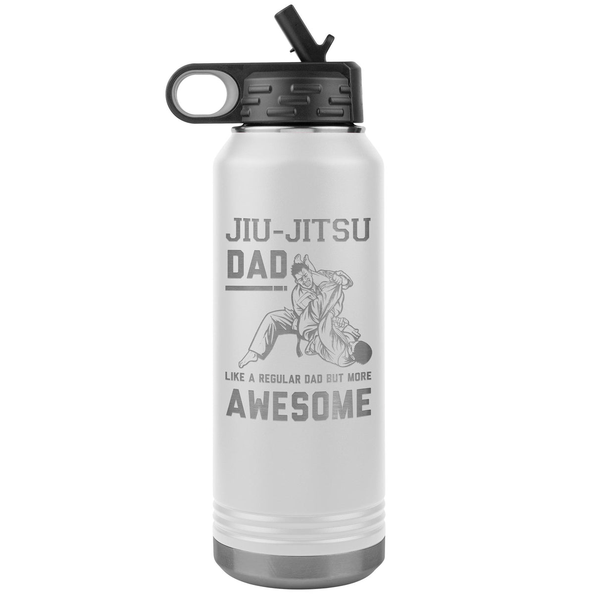 Jiu Jitsu Dad Water Bottle Tumbler 32 oz-Jiu Jitsu Legacy | BJJ Store