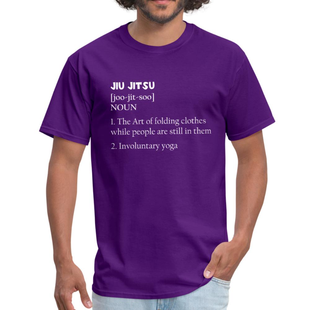 Jiu Jitsu Noun Men's T-shirt - purple