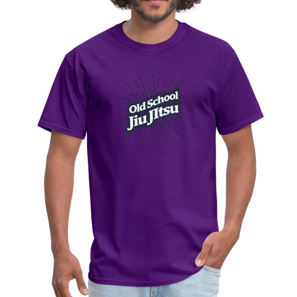 jiu jitsu old school Men's T-shirt - purple