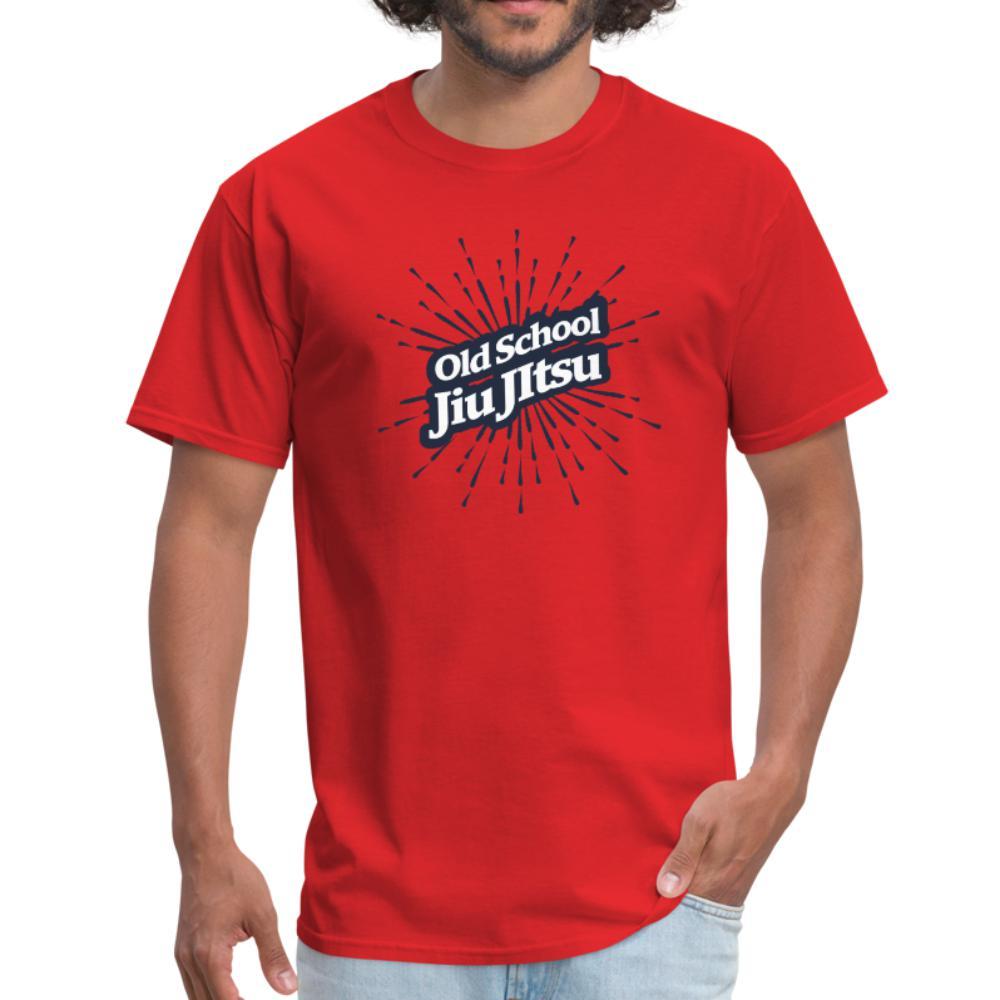 jiu jitsu old school Men's T-shirt - red