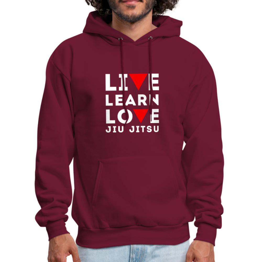 Learn Love Jiu Jitsu Men's Hoodie- [option1Jiu Jitsu Legacy | BJJ Apparel and Accessories