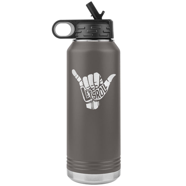 Let's Roll Water Bottle Tumbler 32 oz-Jiu Jitsu Legacy | BJJ Store