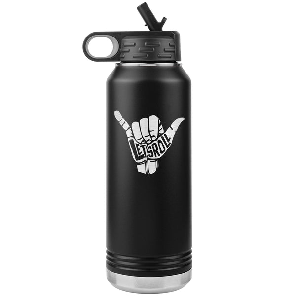 Let's Roll Water Bottle Tumbler 32 oz-Jiu Jitsu Legacy | BJJ Store