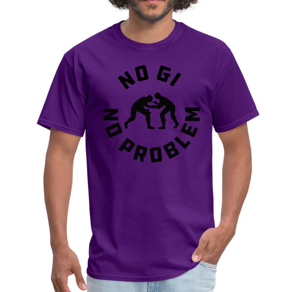 No Gi No Problem Men's T-shirt - purple