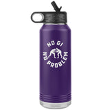 No Gi No Problem Water Bottle Tumbler 32 oz-Jiu Jitsu Legacy | BJJ Store