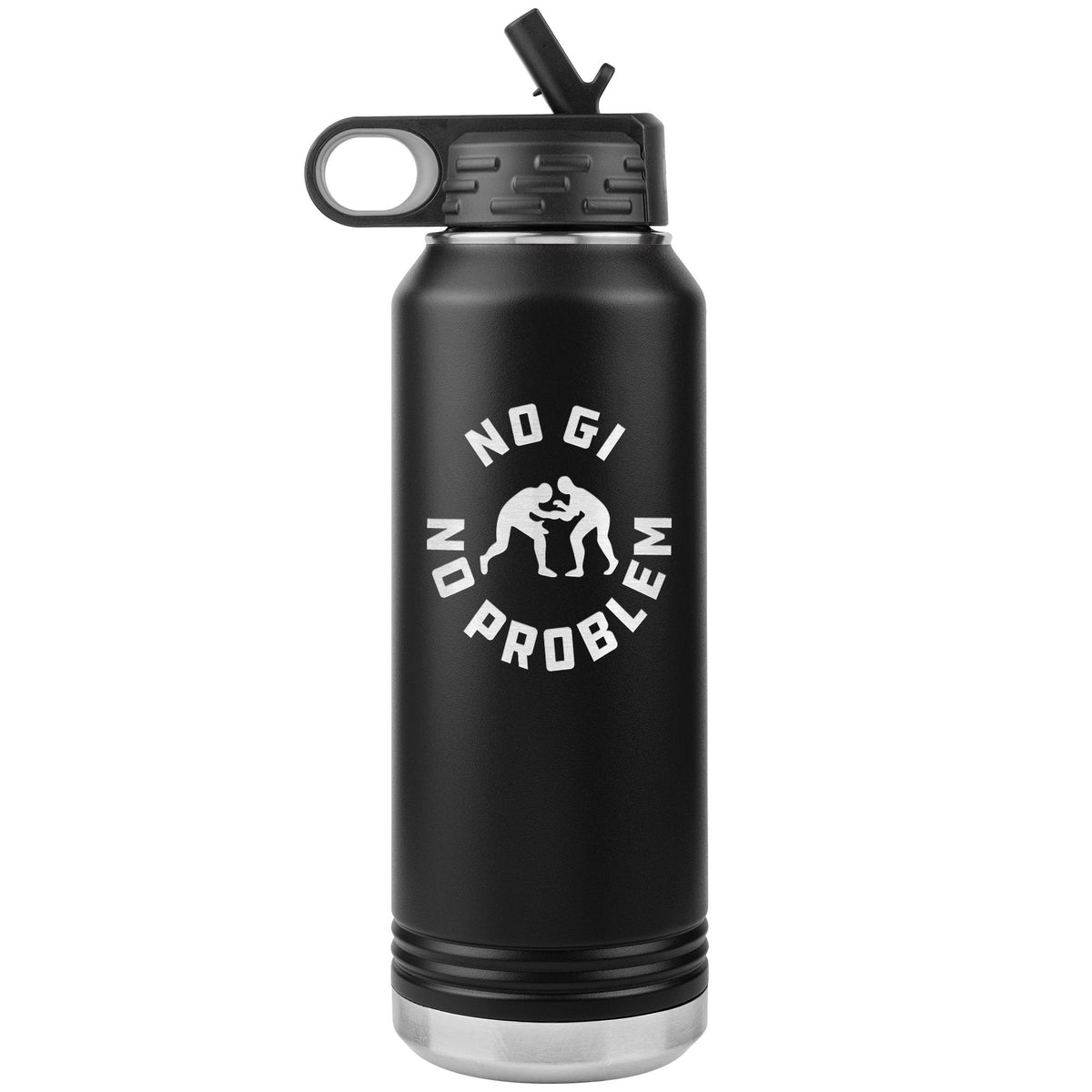 No Gi No Problem Water Bottle Tumbler 32 oz-Jiu Jitsu Legacy | BJJ Store