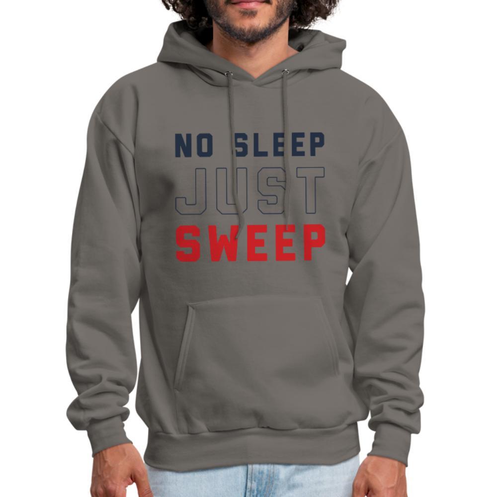No Sleep Just Sweep Men's Hoodie - asphalt gray