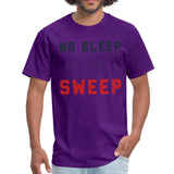 No Sleep Just Sweep Men's T-shirt - purple