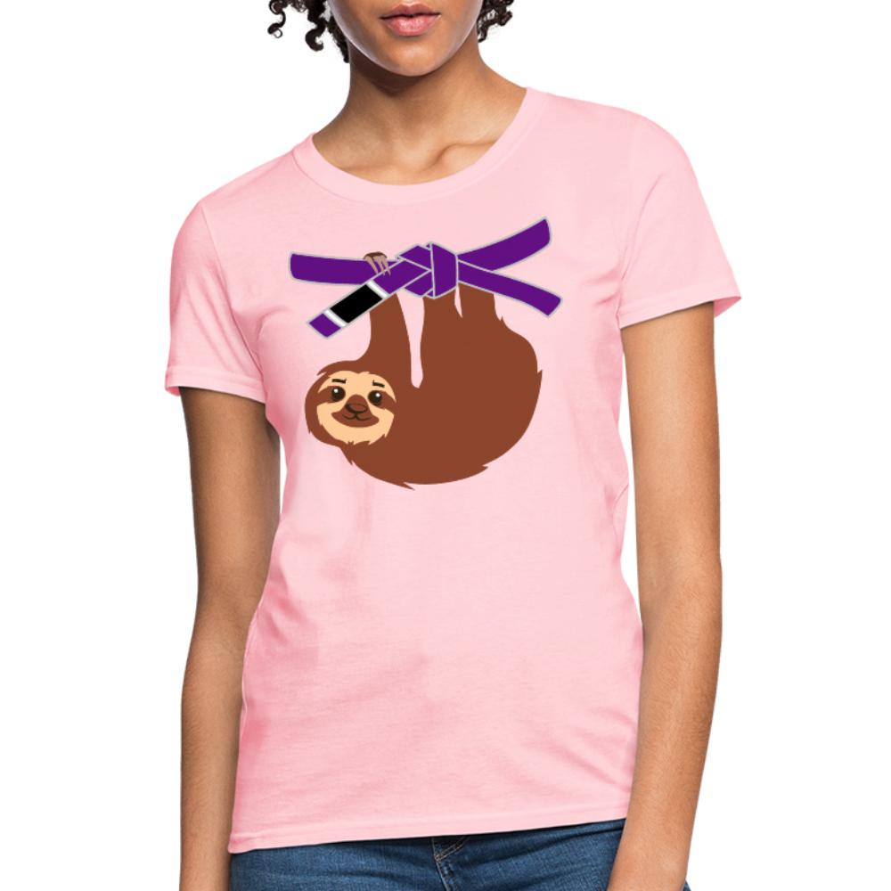 Purple Belt Sloth Women's T-Shirt- [option1Jiu Jitsu Legacy | BJJ Apparel and Accessories