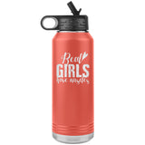 Real girls have muscles Water Bottle Tumbler 32 oz-Jiu Jitsu Legacy | BJJ Store