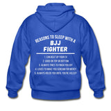Reasons to Sleep With BJJ Fighter Zip Hoodie - royal blue