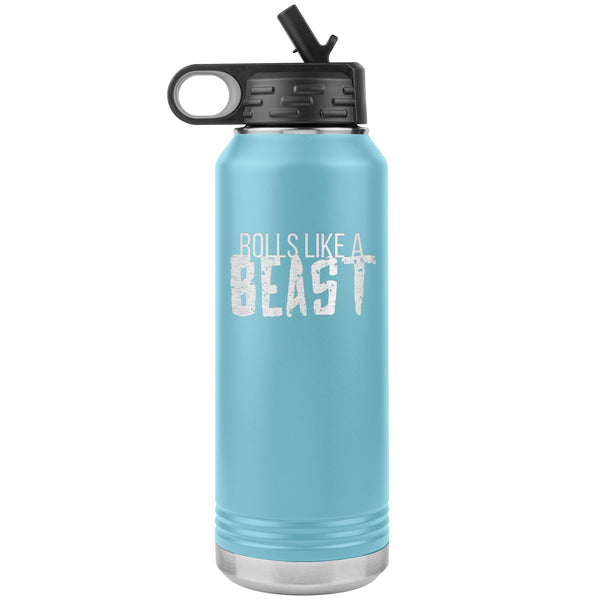 Rolls like a Beast Water Bottle Tumbler 32 oz-Jiu Jitsu Legacy | BJJ Store
