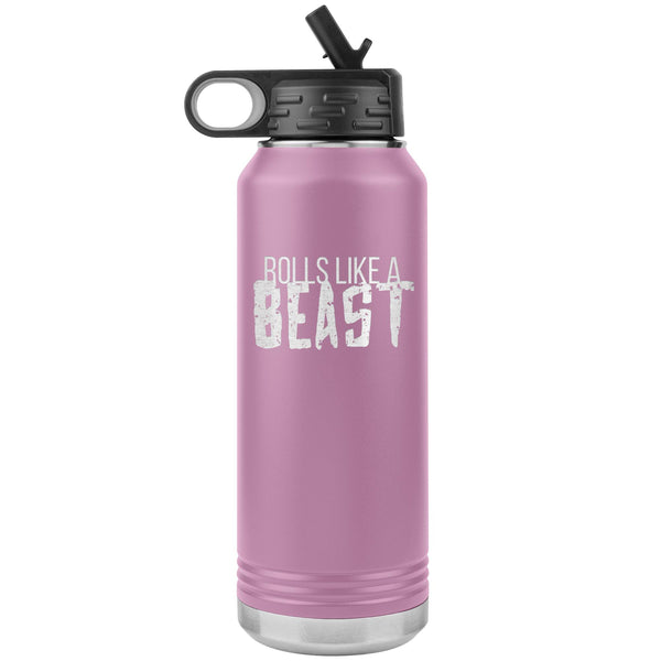 Rolls like a Beast Water Bottle Tumbler 32 oz-Jiu Jitsu Legacy | BJJ Store