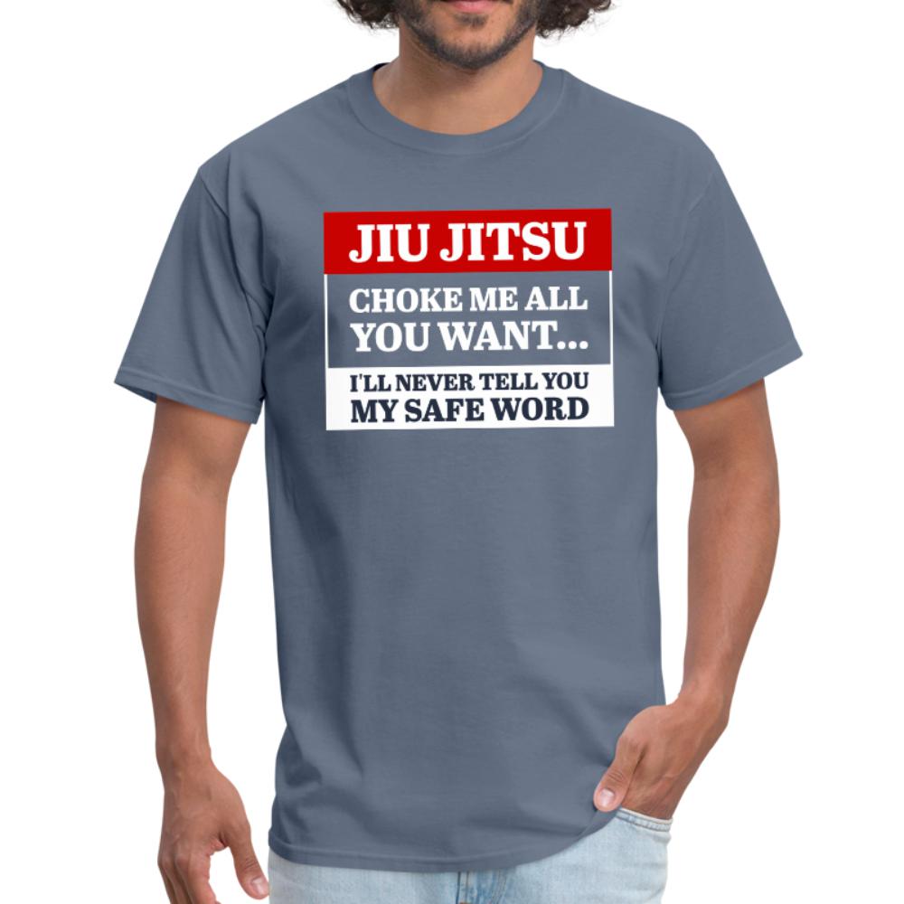 Safe word Men's T-shirt - denim