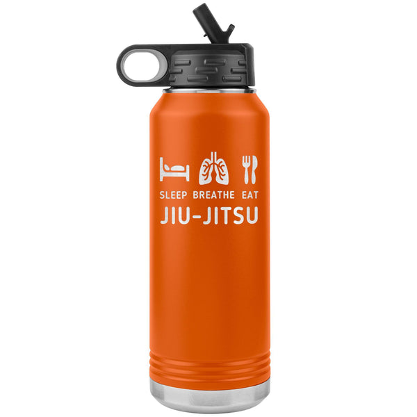 Sleep, breath eat, jiu jitsu Water Bottle Tumbler 32 oz-Jiu Jitsu Legacy | BJJ Store