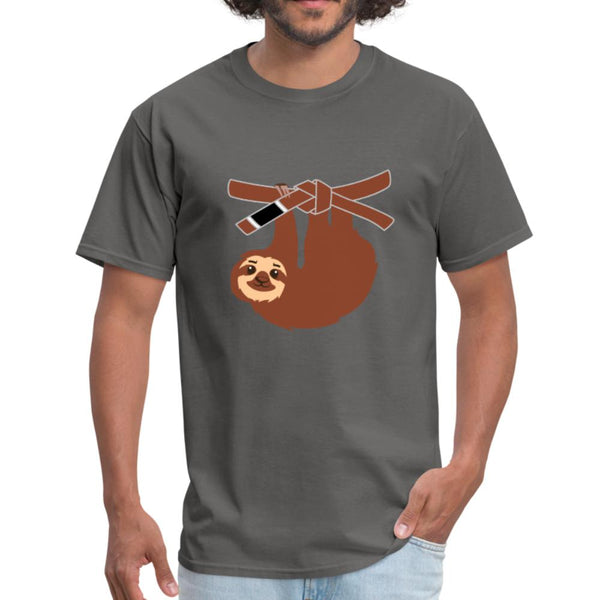 Sloth Brown Belt Men's T-Shirt- [option1Jiu Jitsu Legacy | BJJ Apparel and Accessories