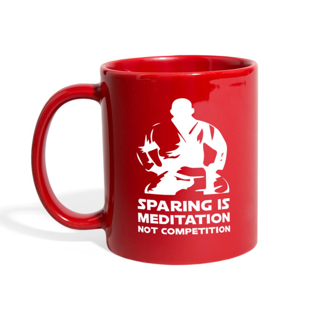 Sparing is Meditation not Competition Full Color Mug- [option1Jiu Jitsu Legacy | BJJ Apparel and Accessories