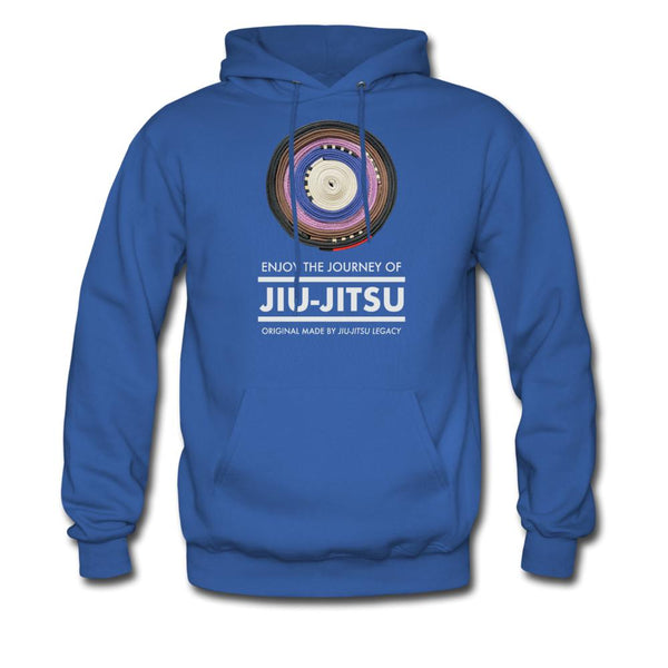 Enjoy the journey of Jiu Jitsu  Men's Hoodie - royal blue