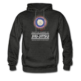 Enjoy the journey of Jiu Jitsu  Men's Hoodie - charcoal gray