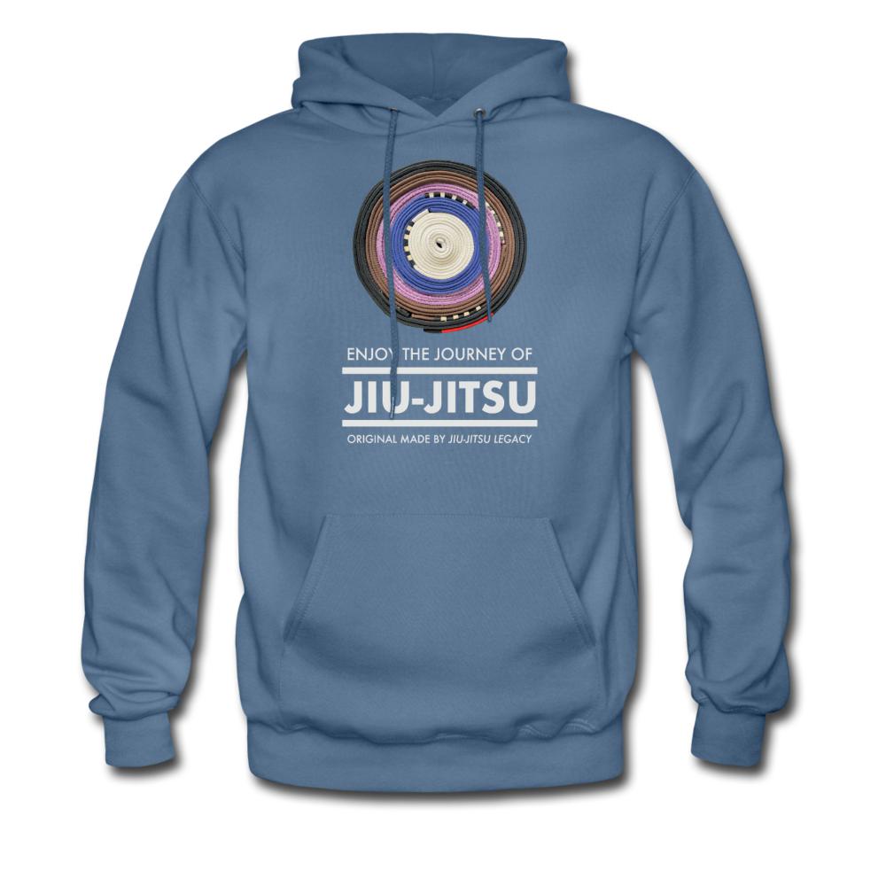 Enjoy the journey of Jiu Jitsu  Men's Hoodie - denim blue