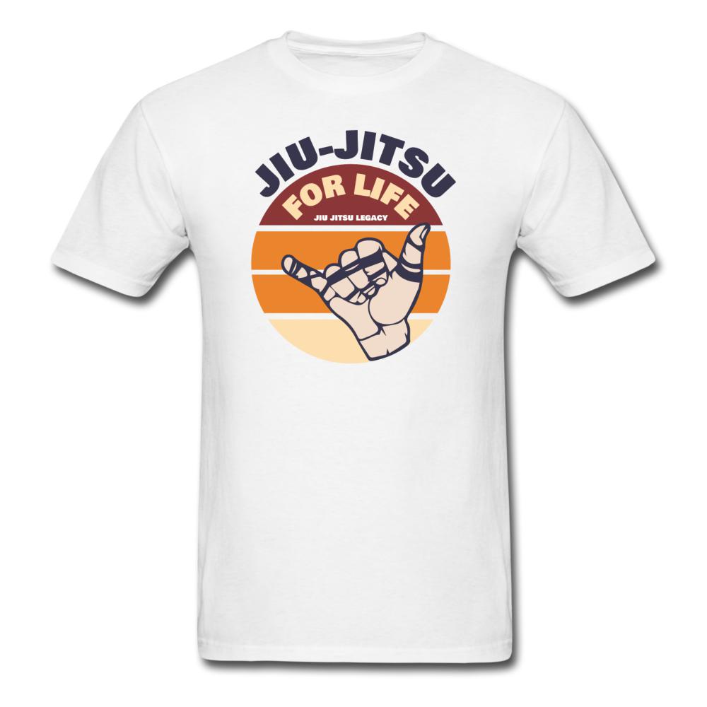 Jiu Jitsu for life Men's T-Shirt - white