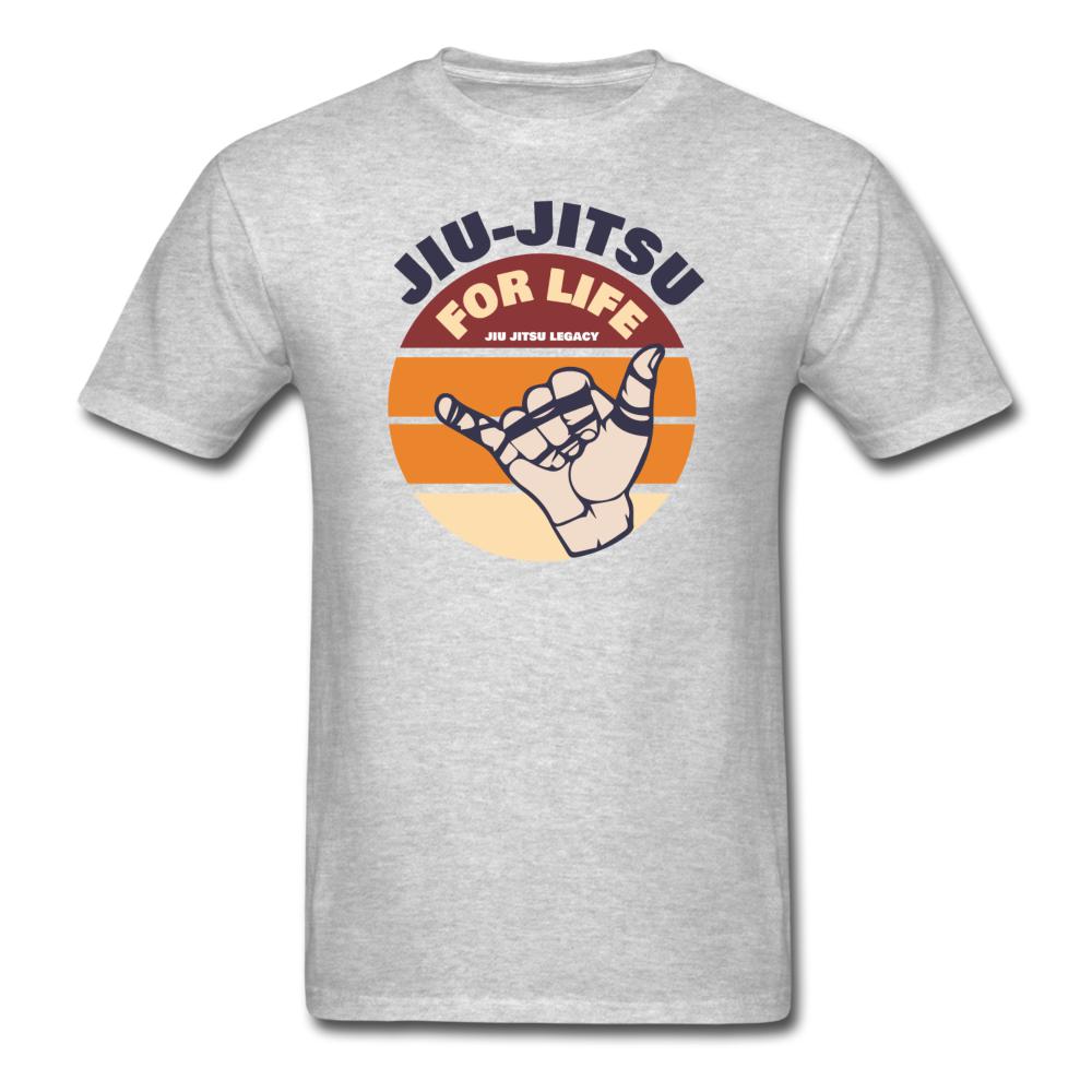Jiu Jitsu for life Men's T-Shirt - heather gray