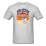Jiu Jitsu for life Men's T-Shirt - heather gray