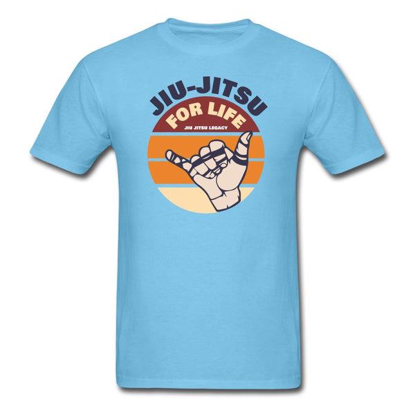 Jiu Jitsu for life Men's T-Shirt - aquatic blue