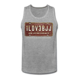 I Love BJJ - Take down, mount and submit Men’s Tank Top - heather gray