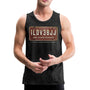 I Love BJJ - Take down, mount and submit Men’s Tank Top - charcoal gray