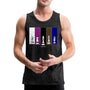 Brazilian Jiu Jitsu Human Chess Men’s Tank Top - charcoal gray