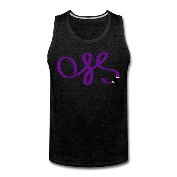 OSS Purple Belt Men’s Tank Top - charcoal gray