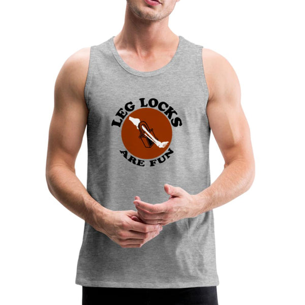 Leg Locks Are Fun  Men’s Tank Top - heather gray