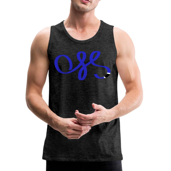 OSS Blue Belt Men’s Tank Top - charcoal gray