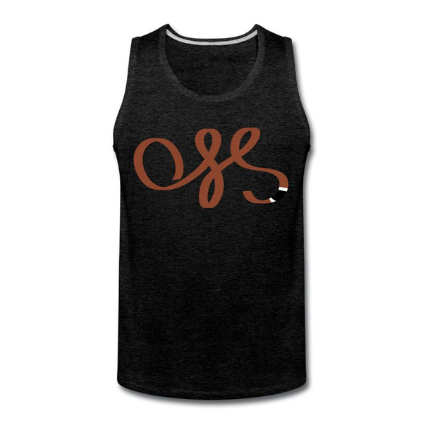 OSS Brown Belt Men’s Tank Top - charcoal gray