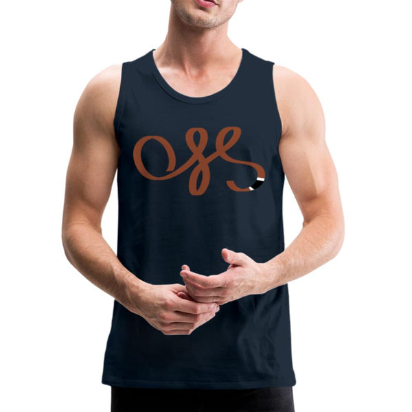 OSS Brown Belt Men’s Tank Top - deep navy