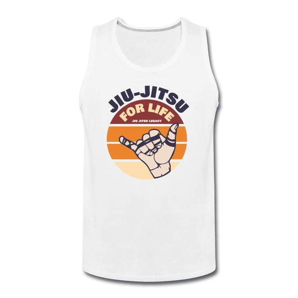 Jiu Jitsu for Life  Men’s Tank Top - white
