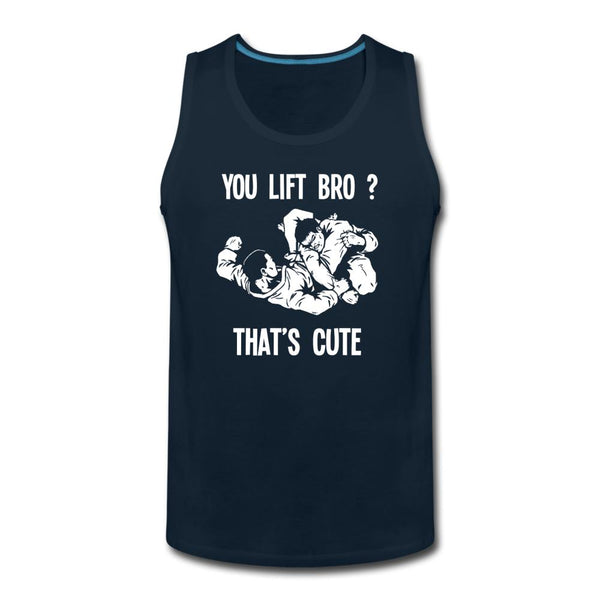You Lift Bro? That's Cute Men’s Tank Top - deep navy