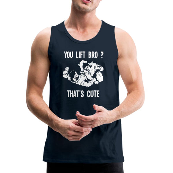 You Lift Bro? That's Cute Men’s Tank Top - deep navy