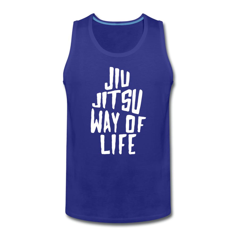 Jiu Jitsu Way of Life Men’s Tank Top - royal blue