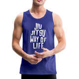 Jiu Jitsu Way of Life Men’s Tank Top - royal blue
