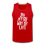 Jiu Jitsu Way of Life Men’s Tank Top - red