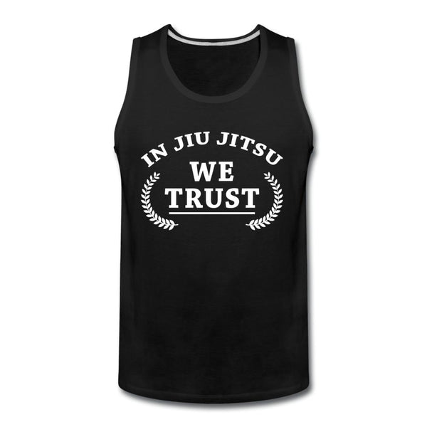 In Jiu Jitsu We Trust Men’s Tank Top - black