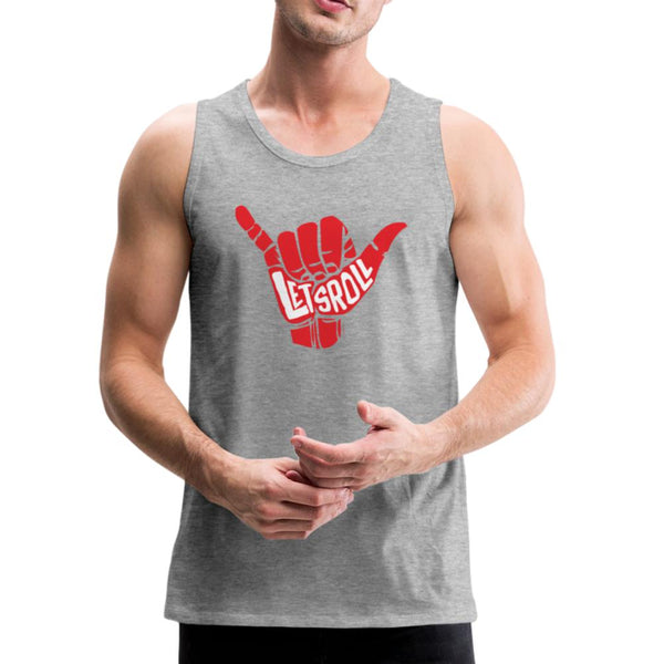 Let's Roll Men’s Tank Top - heather gray