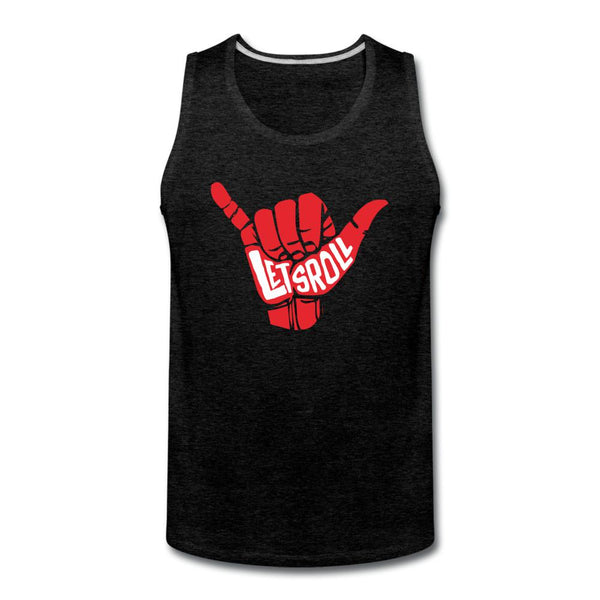Let's Roll Men’s Tank Top - charcoal gray